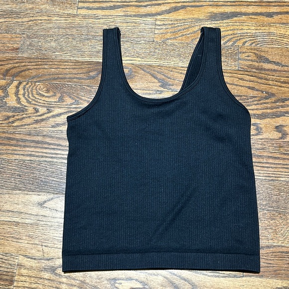 Tops - Seamless Tank Black